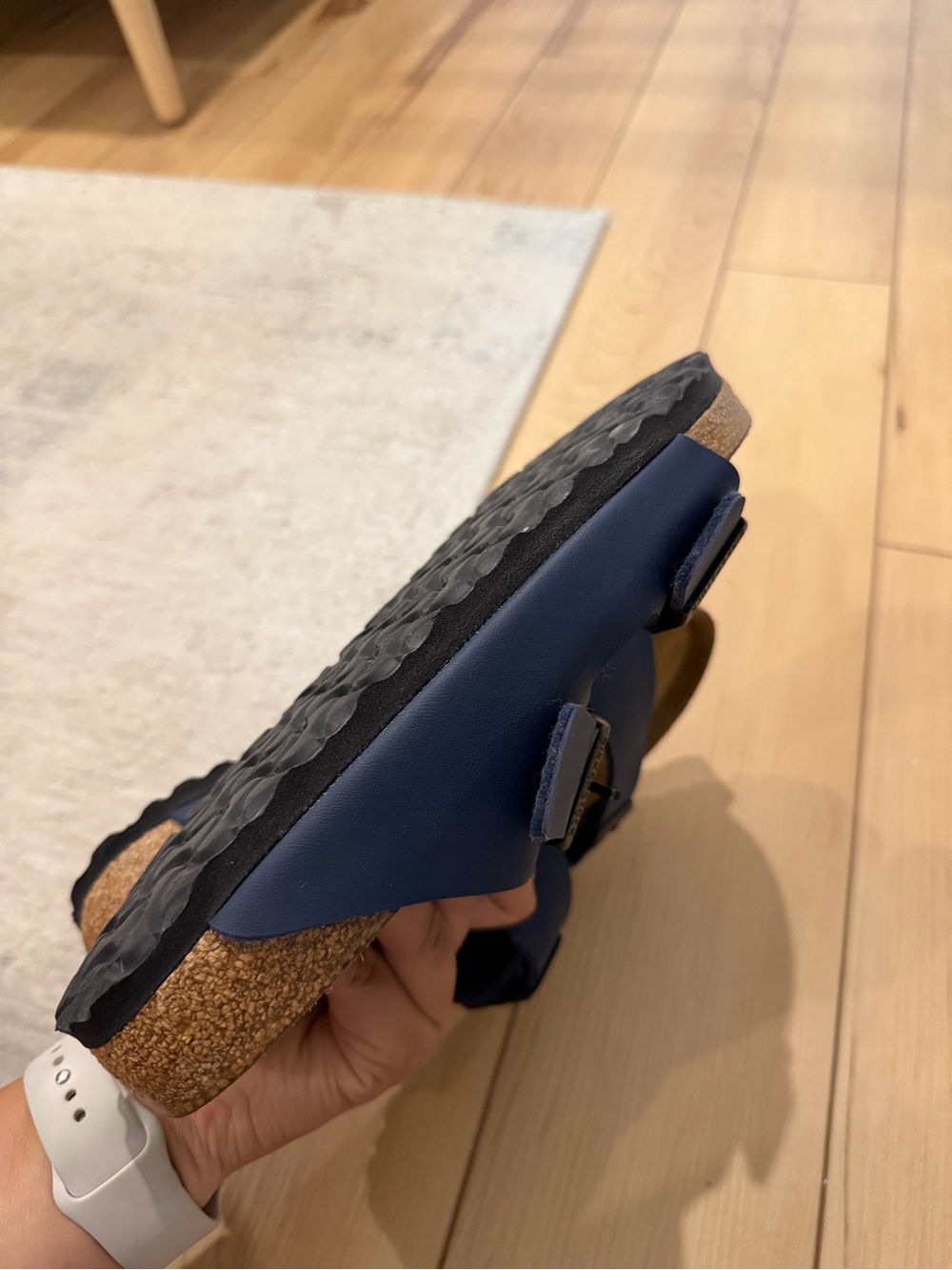 Birkenstock women’s Blue Double-Buckle Sandals - Picture 6 of 6